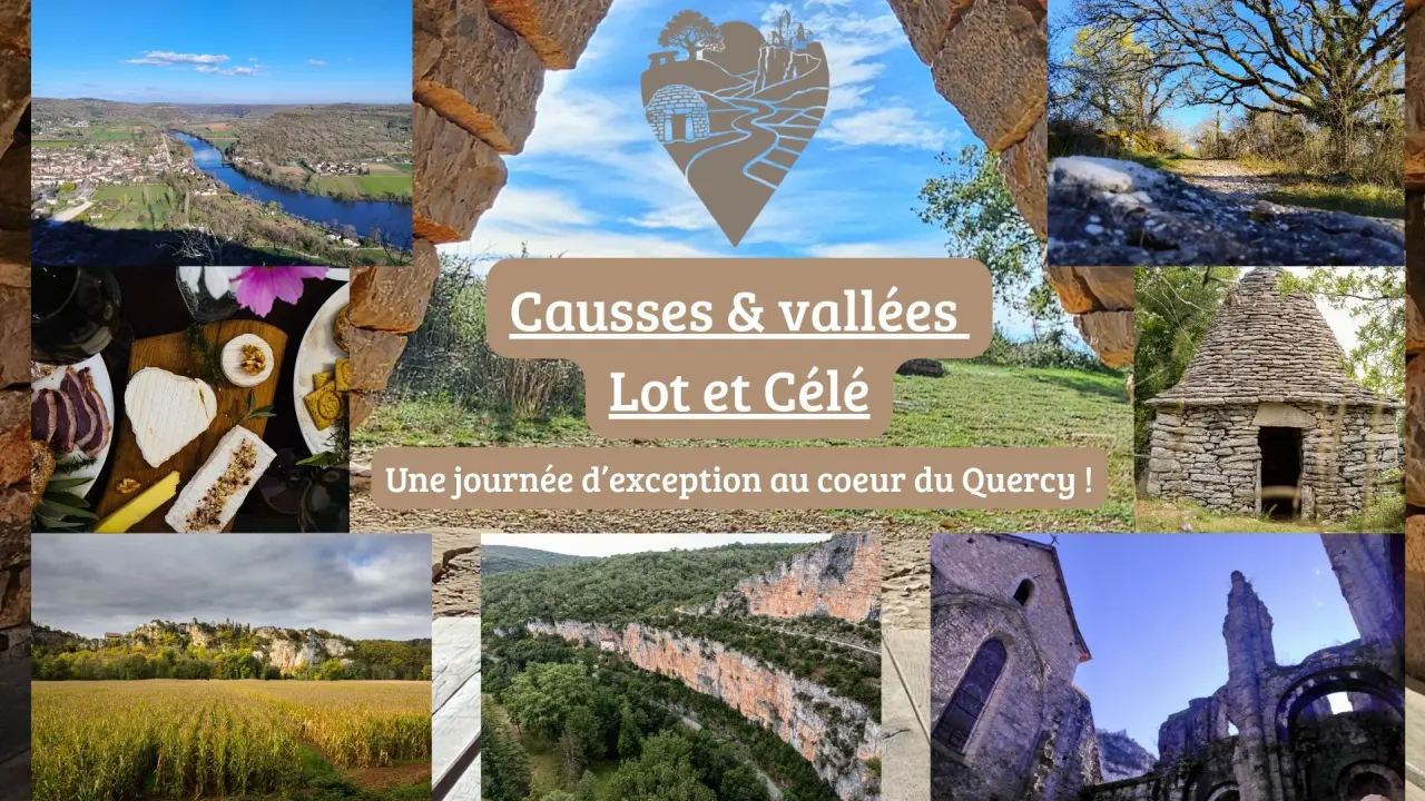 Les vallées du Lot et du Célé à la carte