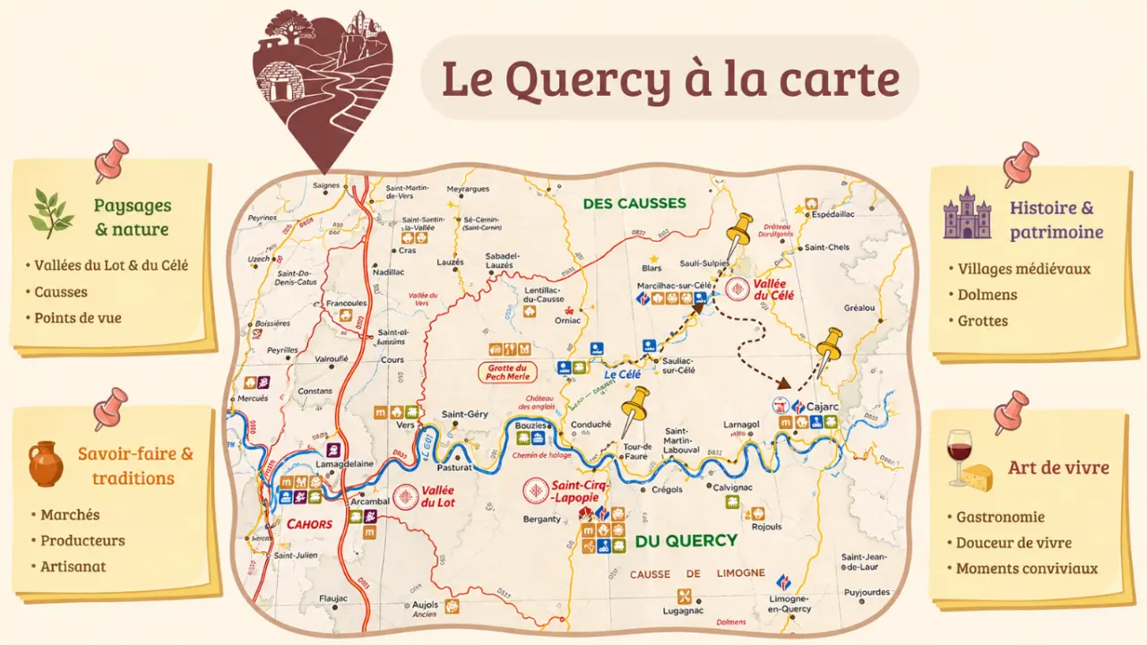 Le Quercy à la carte